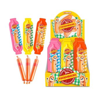 Мармелад желейный Конфитой Расколбаска сладкая сосиска, 12г