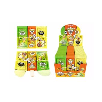 Палочка сахарная Конфитой Взрыв мозга 3 в 1 с кислой пудрой, 18г