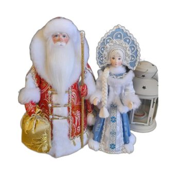 Фигурки из кондитерской глазури Конфитой Новогодний микс (Дед Мороз, Снегурочка, Снеговик), 60г