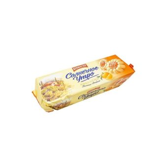 Печенье Кухмастер КМ Солнечное утро с начинкой апельсин, 240г