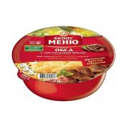 Картофельное пюре быстрого приготовления БизнесМеню боул с говядиной тушёной в пряном соусе с овощами, 110г