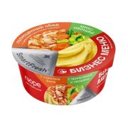 Картофельное пюре быстрого приготовления БизнесМеню боул с куриным филе с приправами и овощами, 110г