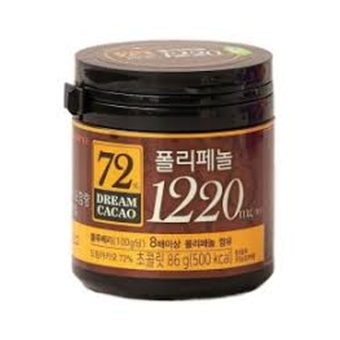 Шоколад Дрим Лотте Какао в кубиках 72%, 86г