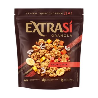 Готовый завтрак Любятово Хрустящая гранола Экзотический микс, 300г