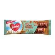 Печенье сахарное Любятово с соленой карамелью в глазури, 50г