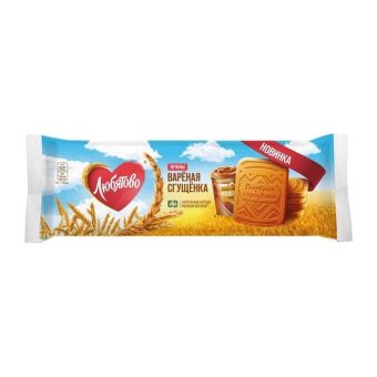 Печенье сахарное Любятово Вареная сгущенка, 220г