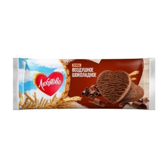 Печенье сдобное Любятово воздушное шоколадное, 200г