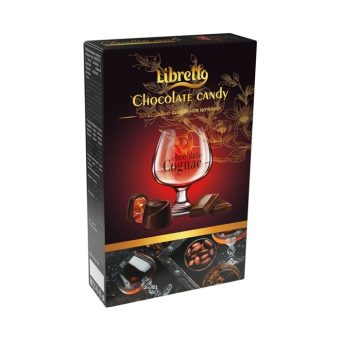 Конфеты Либретто Марми в темной шоколадной глазури с начинкой вареная клюква, 144г