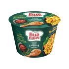 Лапша быстрого приготовления БигЛанч ведро Соте с курицей и пряными травами, 90г