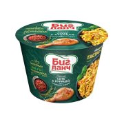 Лапша быстрого приготовления БигЛанч ведро Соте с курицей и пряными травами, 90г