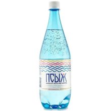 Вода Псыж минеральная лечебно-столовая газированная, 1 л