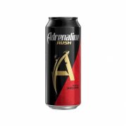 Энергетик Adrenaline (Адреналин) Rush Red Energy ягодная энергия, чёрный, 0.449 л