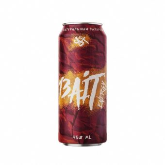 Энергетик Bait (Бэйт) вишня маракуйя, бордовый, 0.45 л