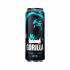 Энергетик Gorilla (Горилла) ледяная мята, чёрный, 0.45 л