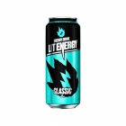 Энергетик LiT Energy (Лит Энерджи) Classic клюква барбарис, бирюзовый, 0.45 л