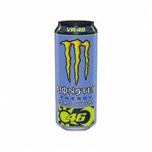 Энергетик Monster Energy (Монстер Энерджи) Valentino Rossi Zero Sugar, синий, 0.5 л