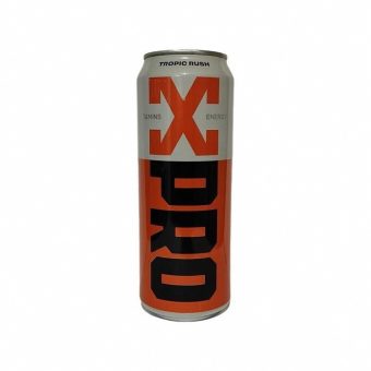 Энергетик XPRO (Икс Про) Tropic Rush, серый, 0.45 л
