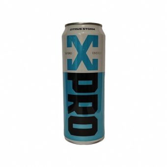 Энергетик XPRO (Икс Про) цитрус сторм, серый, 0.45 л