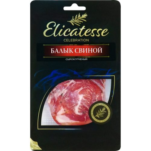 Балык Эликатессе свиной, сырокопчёный, 100 г