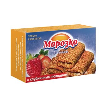 Блинчики Морозко с клубничным повидлом, 420 г