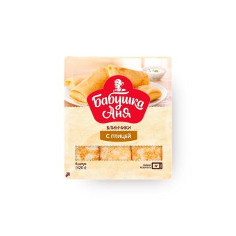 Блинчики Бабушка Аня с птицей, 420 г