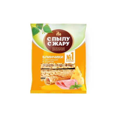 Блинчики С Пылу с Жару с ветчиной и сыром, 6 кг