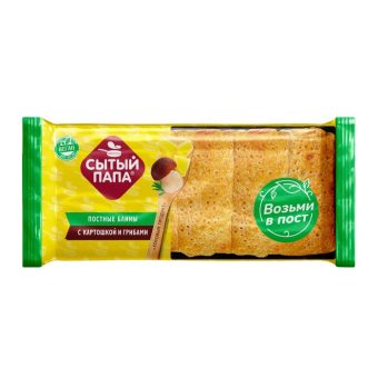 Блины постные с картошкой и грибами, 350 г