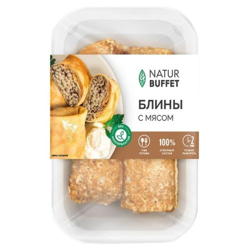 Блины с мясом, 180 г