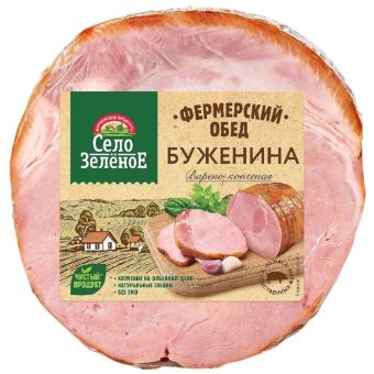 Буженина по-фермерски, копчёно-варёная, 350 г