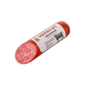 Колбаса Чесночная, полукопчёная, 250 г