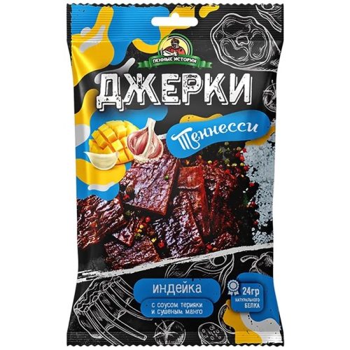Джерки из индейки Голсера Теннесси, 45 г
