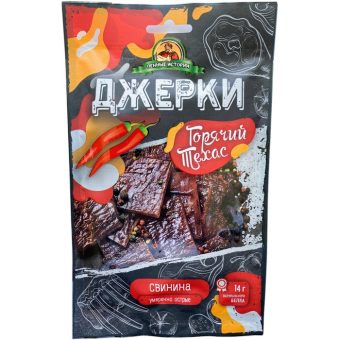 Джерки Пенные Истории свиная Горячий Техас, 45 г