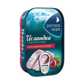 Сельдь Русское море Исландка, слабосолёная, 115 г