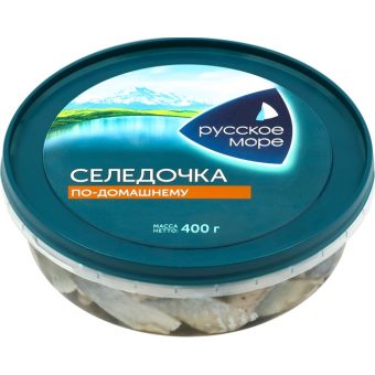 Сельдь Русское море тихоокеанская, слабосолёная, 240 г