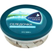 Сельдь тихоокеанская слабосолёная традиционного посола в масле, 500 г