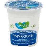 Йогурт Греческий натуральный 4.0%, 120 г