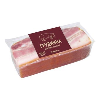 Грудинка Аппетитная, варёно-копчёная
