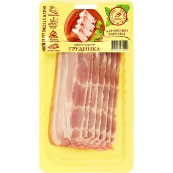 Грудинка, копчёно-варёная