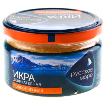 Икра деликатесная подкопчённая, 165 г