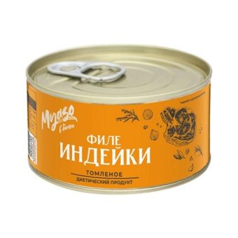 Индейка Мясной Гурман в собственном соку, 325 г