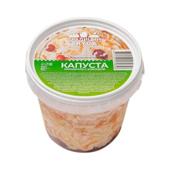Капуста Корона квашеная с клюквой, 900 г