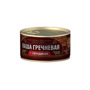 Каша Мясной Гурман гречневая с говядиной, 325 г