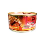 Каша перловая Мясной Гурман со свининой ГОСТ, 325 г