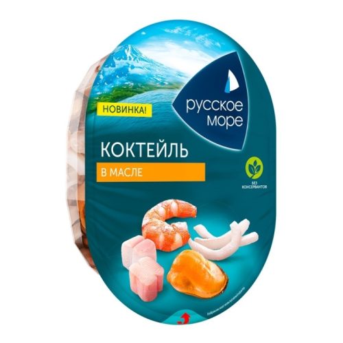 Коктейль из морепродуктов в растительном масле Оригинал, 180 г