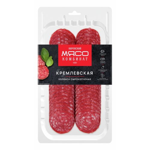 Колбаса Кремлёвская, нарезка, сырокопчёная, 100 г