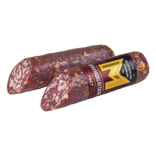 Колбаса Медвёдовские традиции Браушвейгская, сырокопчёная