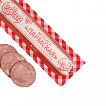 Колбаса Мясной Гурман Пармская категория Б, полукопчёная, 900 г