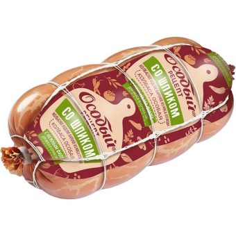 Колбаса Особый Рецепт со шпиком, 500 г