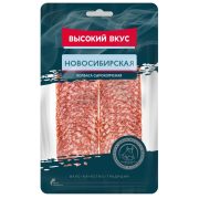 Колбаса Высокий вкус Новосибирская, нарезка, сырокопчёная, 100 г