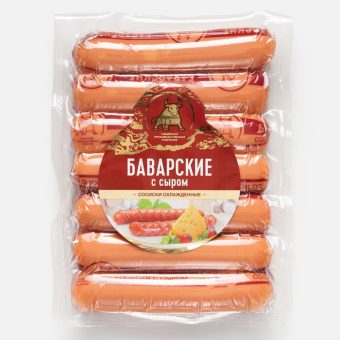 Колбаски Баварские с сыром, 360 г